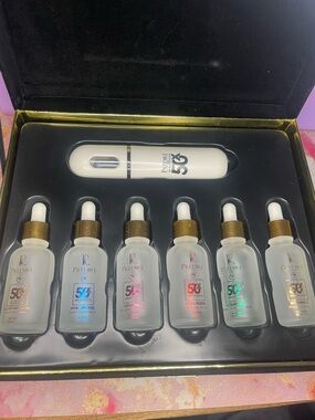 Predire 5G Brightening & Hydrating Serum Set - White and Gold Pls read below